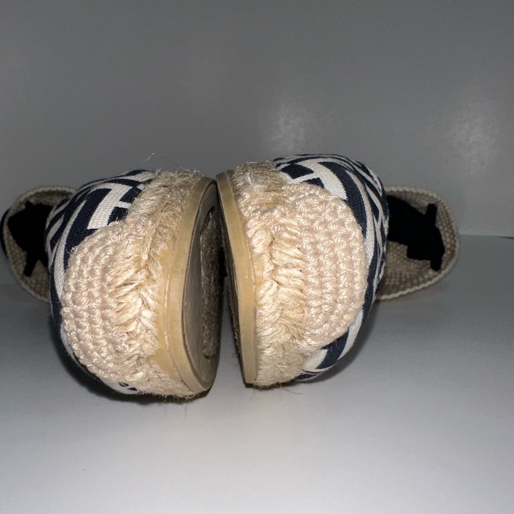 Tory Burch Black and White Wedges - Picture 7 of 11